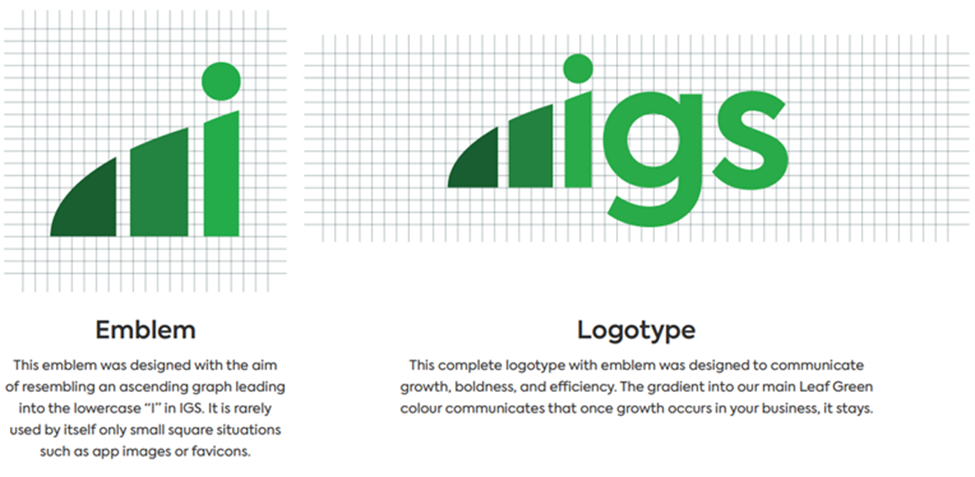 IGS emblem and logo